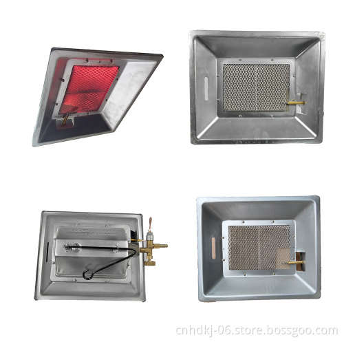 One gas infrared heater for 800 chicks